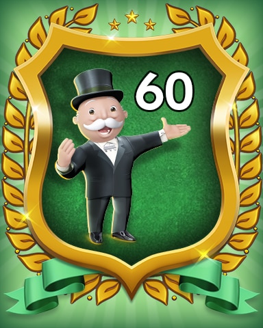 Rank 60 Badge - MONOPOLY Sudoku Rank 60 Badge - MONOPOLY Sudoku