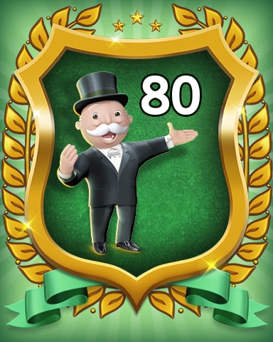 Rank 80 Badge - MONOPOLY Sudoku