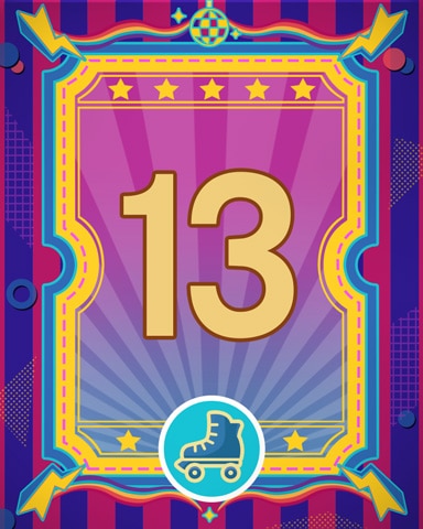 Roller Disco 13 Badge - Quinn's Aquarium Roller Disco 13 Badge - Quinn's Aquarium