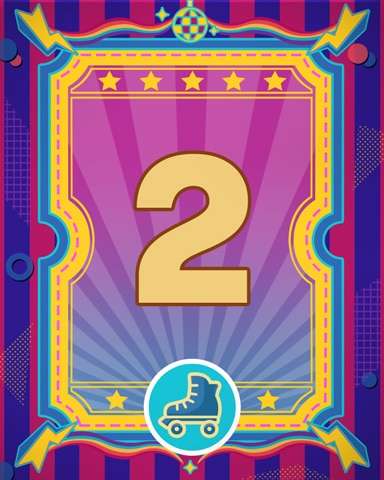 Roller Disco 2 Badge - Word Whomp HD Roller Disco 2 Badge - Word Whomp HD