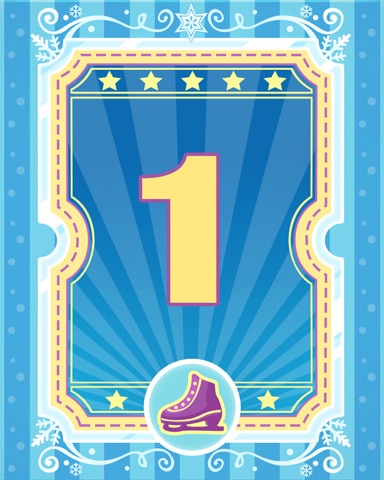 Pogo On Ice 1 Badge - First Class Solitaire HD
