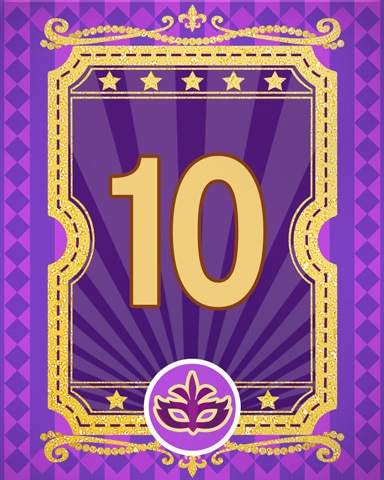 Jazzy Jubilee 10 Badge - Quinn's Aquarium