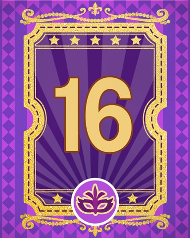 Jazzy Jubilee 16 Badge - Sweet Tooth Town