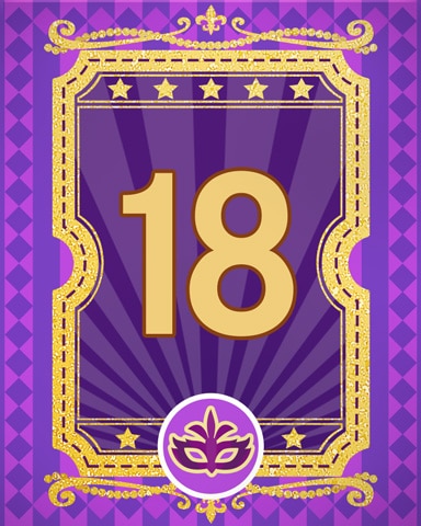 Jazzy Jubilee 18 Badge - Sweet Tooth Town