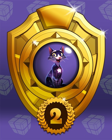 Fast Like Felis Lap 2 Badge - Bejeweled Stars Fast Like Felis Lap 2 Badge - Bejeweled Stars