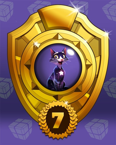 Fast Like Felis Lap 7 Badge - Bejeweled Stars Fast Like Felis Lap 7 Badge - Bejeweled Stars