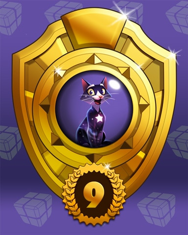 Fast Like Felis Lap 9 Badge - Bejeweled Stars Fast Like Felis Lap 9 Badge - Bejeweled Stars