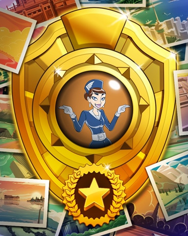 Pogo Postcard Flyer Victory Badge Pogo Postcard Flyer Victory Badge