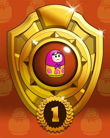 Doll Dash Lap 1 Badge - Trizzle Doll Dash Lap 1 Badge - Trizzle
