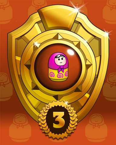 Doll Dash Lap 3 Badge - Trizzle Doll Dash Lap 3 Badge - Trizzle