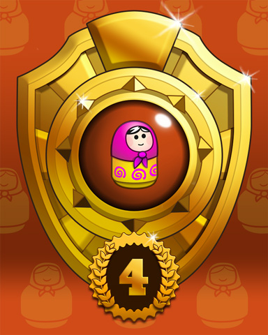 Doll Dash Lap 4 Badge - Trizzle Doll Dash Lap 4 Badge - Trizzle