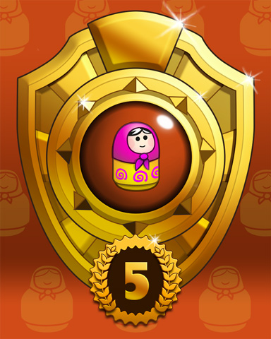 Doll Dash Lap 5 Badge - Trizzle Doll Dash Lap 5 Badge - Trizzle