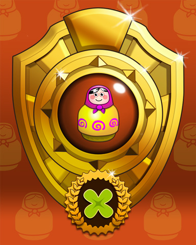 Pogo Doll Dash Victory Badge Pogo Doll Dash Victory Badge
