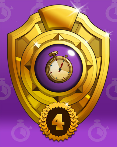 Speeding Hart Lap 4 Badge - Claire Hart Classic Speeding Hart Lap 4 Badge - Claire Hart Classic