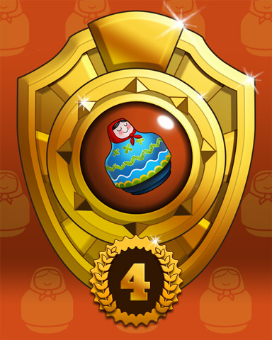 Trizzle Trek Lap 4 Badge - Trizzle Trizzle Trek Lap 4 Badge - Trizzle