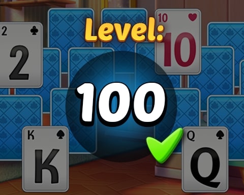 Level 100 Badge - Solitaire Home Story Level 100 Badge - Solitaire Home Story