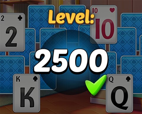 Level 2500 Badge - Solitaire Home Story Level 2500 Badge - Solitaire Home Story