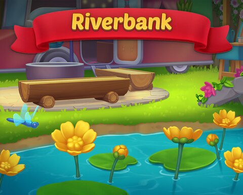 Riverbank Badge - Solitaire Home Story Riverbank Badge - Solitaire Home Story