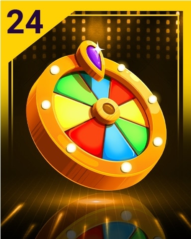 Lucky Spinner 24 Badge - Snowbird Solitaire Lucky Spinner 24 Badge - Snowbird Solitaire