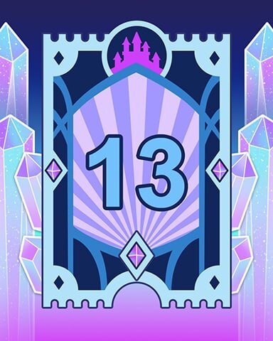 Crystal Palace Badge 13 - Jet Set Solitaire Crystal Palace Badge 13 - Jet Set Solitaire
