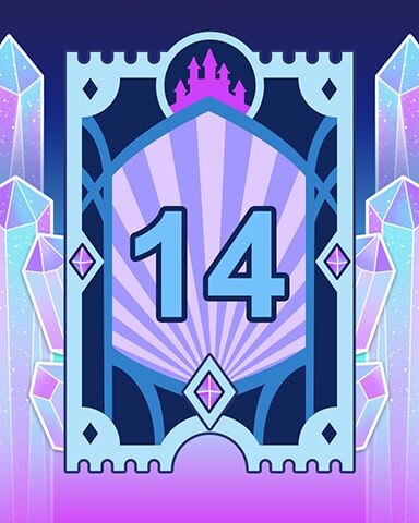 Crystal Palace Badge 14 - Jet Set Solitaire Crystal Palace Badge 14 - Jet Set Solitaire