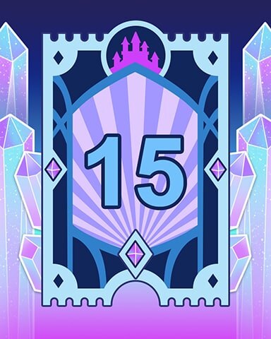 Crystal Palace Badge 15 - Jet Set Solitaire Crystal Palace Badge 15 - Jet Set Solitaire