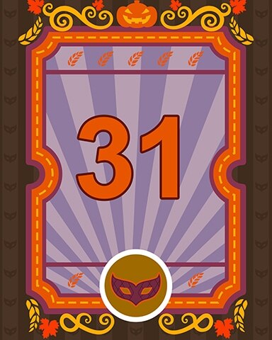 Costume Contest Badge 31 - Wheel Of Fortune: Pogo&trade; Edition