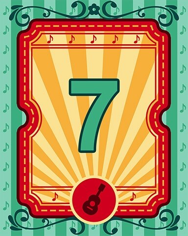 Mariachi Festival 7 Badge - Wheel Of Fortune: Pogo™ Edition Mariachi Festival 7 Badge - Wheel Of Fortune: Pogo™ Edition