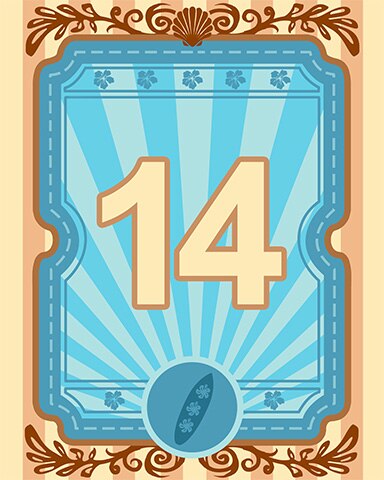 Surfing Competition Badge 14 - Garden Blast