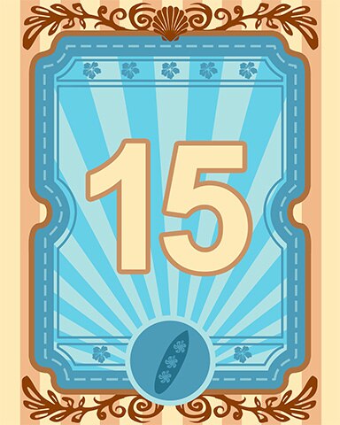 Surfing Competition Badge 15 - Garden Blast