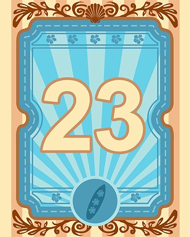 Surfing Competition Badge 23 - Bejeweled Stars