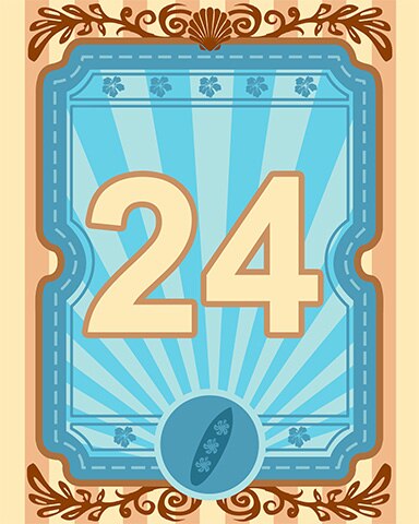Surfing Competition Badge 24 - Bejeweled Stars