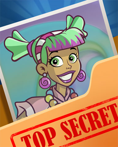 Pogo Lulu Lollipop's Secrets Badge Pogo Lulu Lollipop's Secrets Badge