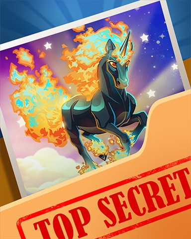 Pogo Blazing Steed Top Secret Badge Pogo Blazing Steed Top Secret Badge