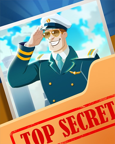 Pogo Saluting Captain Top Secret Badge Pogo Saluting Captain Top Secret Badge