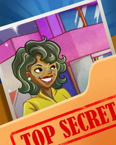 Pogo Smiling Diana Top Secret Badge Pogo Smiling Diana Top Secret Badge