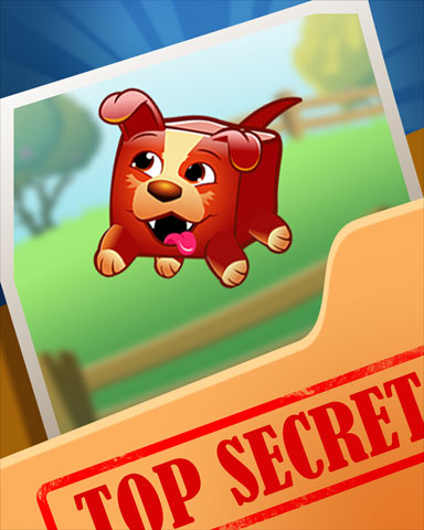 Pogo Leaping Over Fence Top Secret Badge Pogo Leaping Over Fence Top Secret Badge
