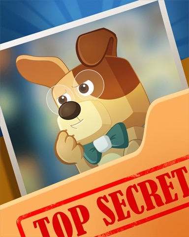 Pogo Nerdy Dog Top Secret Badge