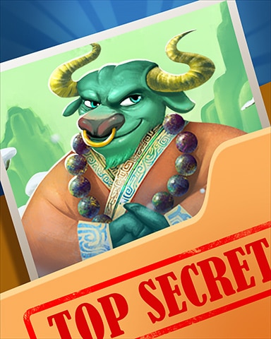 Pogo Portrait Of An Ox Top Secret Badge Pogo Portrait Of An Ox Top Secret Badge