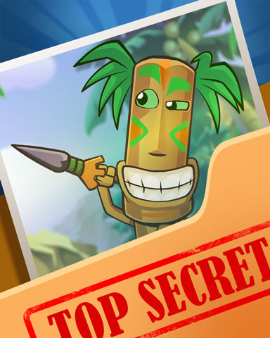 Pogo Tiki's Secrets Badge Pogo Tiki's Secrets Badge