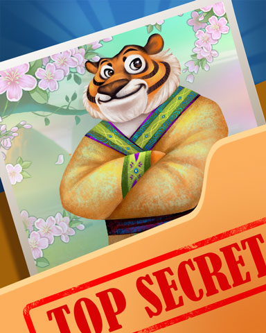 Pogo Tiger's Secrets Badge Pogo Tiger's Secrets Badge