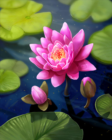 Calm Reflection Badge - Jungle Gin HD Calm Reflection Badge - Jungle Gin HD