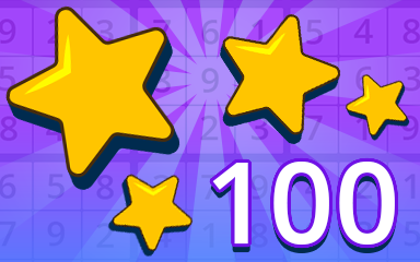 Stars 100 Badge - Pogo Daily Sudoku Stars 100 Badge - Pogo Daily Sudoku