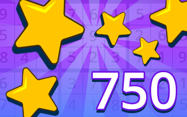 Stars 750 Badge - Pogo Daily Sudoku Stars 750 Badge - Pogo Daily Sudoku