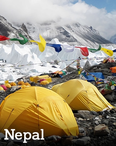 Nepal Badge - Winter Wonderland Nepal Badge - Winter Wonderland
