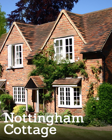 Nottingham Cottage Badge - Royal Wedding: One Year Later Nottingham Cottage Badge - Royal Wedding: One Year Later