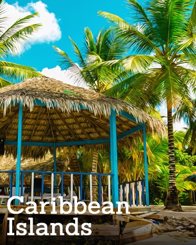 Caribbean Islands Badge - Taco