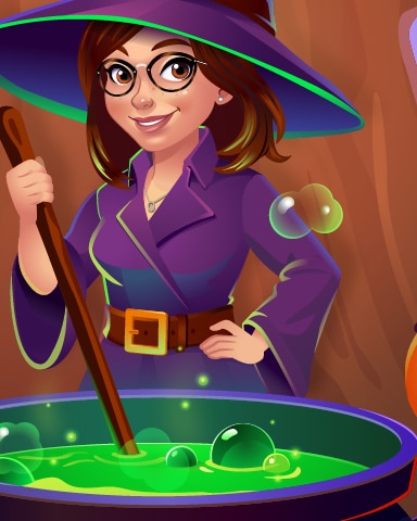 Halloween Brew 4 Badge - Solitaire Home Story