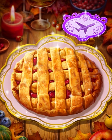 Thanksgiving Apple Pie Badge - First Class Solitaire HD Thanksgiving Apple Pie Badge - First Class Solitaire HD