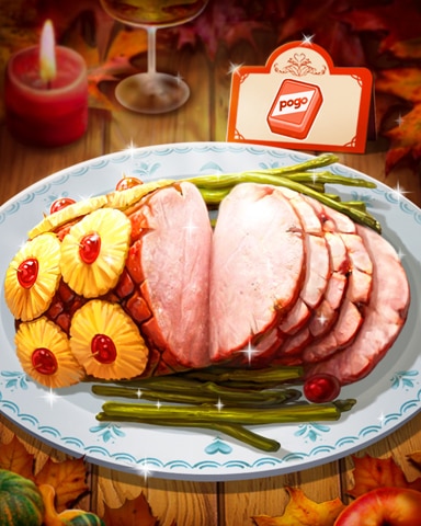 Thanksgiving Ham Badge - Mahjong Safari HD Thanksgiving Ham Badge - Mahjong Safari HD